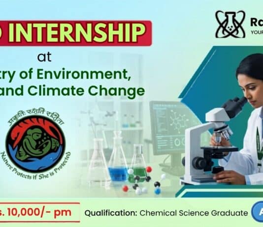 MoEF Internship | Government Summer Chemistry Internship 2026 