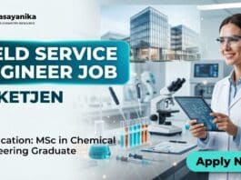 Chemical Engineering Job at Ketjen | Apply for Service Engineer Role