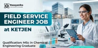 Ketjen is Hiring Field Service Engineer | Chemical Engineering Graduates Apply Now Chemical Engineering Job at Ketjen | Apply for Service Engineer Role