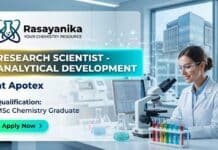 MSc Chemistry Job at Apotex | Apply for Research Scientist Role