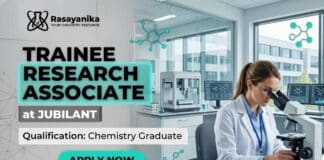 Research Associate Job at Jubilant | Apply for this Chemistry Job 