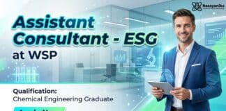 Chemical Engineering Job at WSP | ESG Consultant Role
