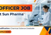 MSc Chemistry Job at Sun Pharma | Apply Now Officer Role