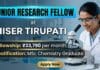 IISER Tirupati Recruitment JRF Vacancy | MSc Chemistry Graduates Apply Now