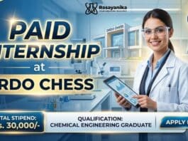 DRDO Careers: Government Internship India for Chemical Engineers | Apply Now