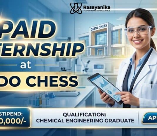 DRDO Careers: Government Internship India for Chemical Engineers | Apply Now