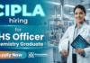 EHS Officer Job Cipla Careers Chemistry Jobs safety officer role