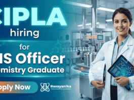 EHS Officer Job Cipla Careers Chemistry Jobs safety officer role