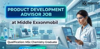 MSc Chemistry Job at ExxonMobil | Product Developer Role