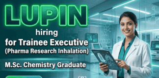 Chemistry Jobs at Lupin | Executive Trainee Role | Apply Now Chemistry Jobs Lupin Careers executive trainee pharma research role