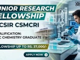 MSc Chemistry Jobs | CSIR CSMCRI JRF Recruitment