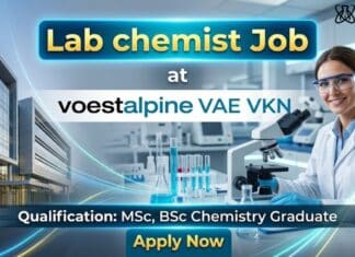 Voestalpine Hiring Lab chemist | Chemical Science Graduates Apply Now Lab Chemist Job at Voestalpine | MSc Chemistry Graduates Apply Now