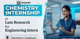 Chemistry Internship at Lam Research Careers for Chemical Engineering Internship students