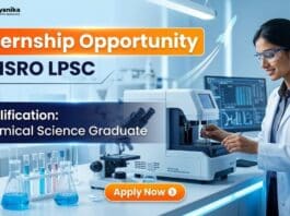 Government Internship for Chemistry Students | ISRO Internship 2026