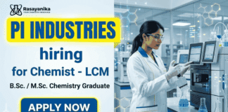 Chemistry Job at Pi Industries careers for R&D Jobs in agrochemical laboratory