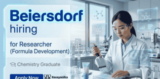 Chemistry Job at Beiersdorf for R&D Jobs in formula development and product research