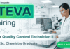 Quality Control Job at Teva Careers for Chemistry Job in pharmaceutical laboratory