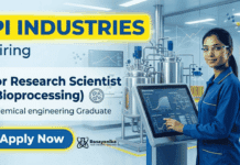 Chemical engineering Jobs at PI Industries careers for R&D Jobs in bioprocessing