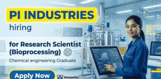 Chemical engineering Jobs at PI Industries careers for R&D Jobs in bioprocessing