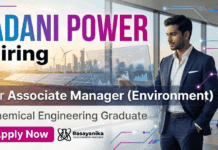 Chemical Engineering Jobs at Adani Careers | Associate Role | Apply Now Chemical Engineering Jobs Adani Careers Associate Job Environment Manager Thermal Power Plant