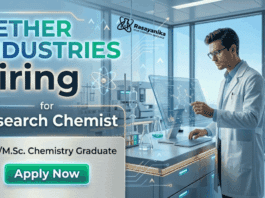 Research Chemist Jobs Aether Industries R&D Jobs chemical research laboratory career opportunity