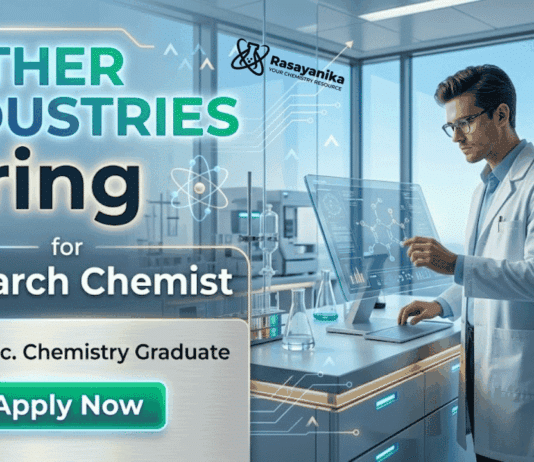 Research Chemist Jobs Aether Industries R&D Jobs chemical research laboratory career opportunity