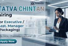 Chemistry Job Tatva Chintan Executive Job chemical packaging Dahej career opportunity