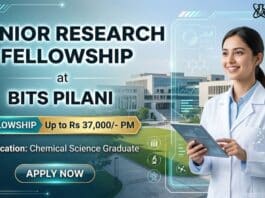 JRF Vacancy at BITS Pilani | MSc Chemistry Graduates Apply Now