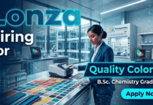 Quality Control Jobs Lonza careers Chemistry Job color development lab Haryana QC role