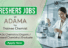 M.Sc. Chemistry Jobs for Freshers | Trainee Chemist Role at ADAMA | Apply Now Start your journey in M.Sc. Chemistry Jobs for Freshers with ADAMA Trainee Chemist role in Chemistry jobs domain