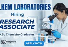 Research Associate job at Alkem careers | Chemistry jobs | Apply Now Build your career with alkem careers through this Research Associate job in Chemistry jobs