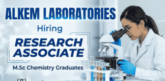 Build your career with alkem careers through this Research Associate job in Chemistry jobs