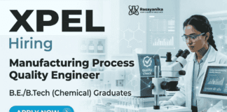 Chemistry Jobs in XPEL for Quality Engineer Role | Chemical Engineering Graduates Apply Now Chemistry jobs xpel quality engineer jobs Pune manufacturing process