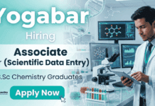 BSc Chemistry Job in Yogabar Careers for Associate Jobs | Apply Now bsc chemistry job yogabar careers Associate jobs Bangalore R&D lab