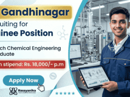 Trainee job at IIT Gandhinagar recruitment for chemical engineering jobs – Apply now