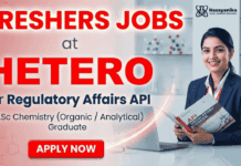 MSc Chemistry jobs for freshers in Regulatory Affairs | Apply Now Apply for MSc Chemistry jobs for freshers in Regulatory Affairs under Hetero careers. Freshers explore Regulatory Affairs jobs opportunity.