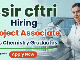 Project Associate Jobs at CSIR CFTRI Recruitment for Research Jobs in Chemistry