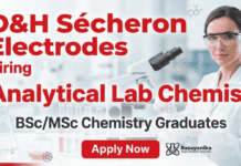 Chemist Jobs at D&H Sécheron Electrodes Pvt Ltd | Chemistry Jobs | Apply Now Chemist Jobs at D&H Sécheron Electrodes Pvt Ltd for Chemistry Jobs