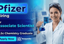 M.Sc. Chemistry Jobs at Pfizer Careers | Associate Scientist Jobs | Apply Now Pfizer careers hiring for M.Sc Chemistry Jobs | Apply for Scientist jobs now