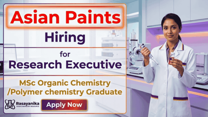 Organic Chemistry Jobs Asian Paints Career research jobs hiring Organic Chemistry Jobs Asian Paints Career research jobs hiring
