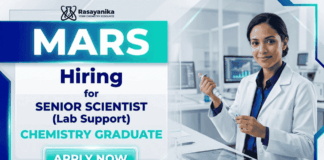 Mars careers hiring for Chemistry Jobs | Apply for R&D Jobs now