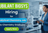 Analytical Chemistry Job at Jubilant Biosys Careers | Chemistry Jobs | Apply Now Analytical Chemistry Job opportunity at Jubilant Biosys Careers in pharma research