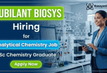 Analytical Chemistry Job at Jubilant Biosys Careers | Chemistry Jobs | Apply Now Analytical Chemistry Job opportunity at Jubilant Biosys Careers in pharma research