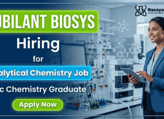 Analytical Chemistry Job at Jubilant Biosys Careers | Chemistry Jobs | Apply Now Analytical Chemistry Job opportunity at Jubilant Biosys Careers in pharma research