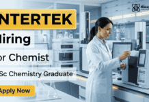Chemist Job at InterTek Careers | M.Sc Chemistry Jobs | Apply Now Chemist Job opportunity at InterTek Careers for M.Sc Chemistry Jobs in Gurgaon