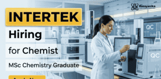 Chemist Job at InterTek Careers | M.Sc Chemistry Jobs | Apply Now Chemist Job opportunity at InterTek Careers for M.Sc Chemistry Jobs in Gurgaon