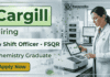 Chemistry Jobs at Cargill Careers | Food Safety Officer Job | Apply Now Chemistry Jobs opportunity at Cargill Careers in food safety and quality role