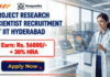 Project Research Scientist role at IIT Hyderabad Recruitment in Chemistry Research