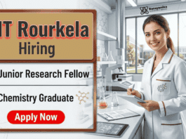 Junior Research Fellow opportunity at NIT Rourkela Recruitment in Chemical Engineering Jobs
