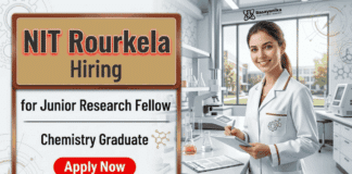 Junior Research Fellow Recruitment at NIT Rourkela | Earn upto: Rs. 42,000/- p.m | Chemical Engineering Jobs Junior Research Fellow opportunity at NIT Rourkela Recruitment in Chemical Engineering Jobs